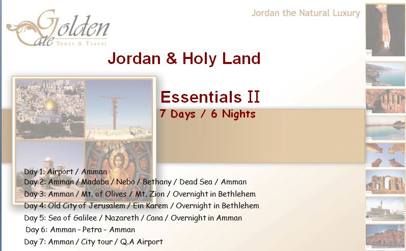 Jordan & Holy Land